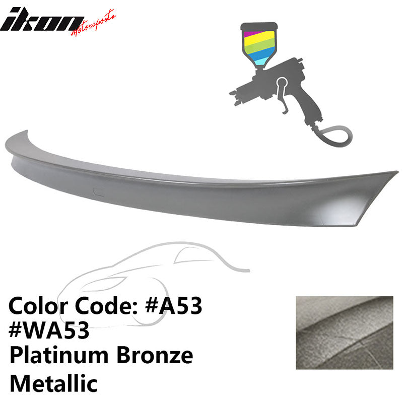2011 - 2017 BMW F10 5 Series AC Style Carbon Fiber Trunk Spoiler WingPainted A53, WA53 Platinum Bronze MetallicIkon Motorsports