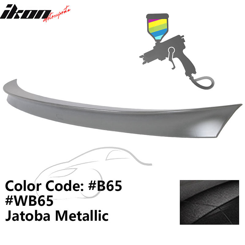 2011 - 2017 BMW F10 5 Series AC Style Carbon Fiber Trunk Spoiler WingPainted B65, WB65 Jatoba MetallicIkon Motorsports