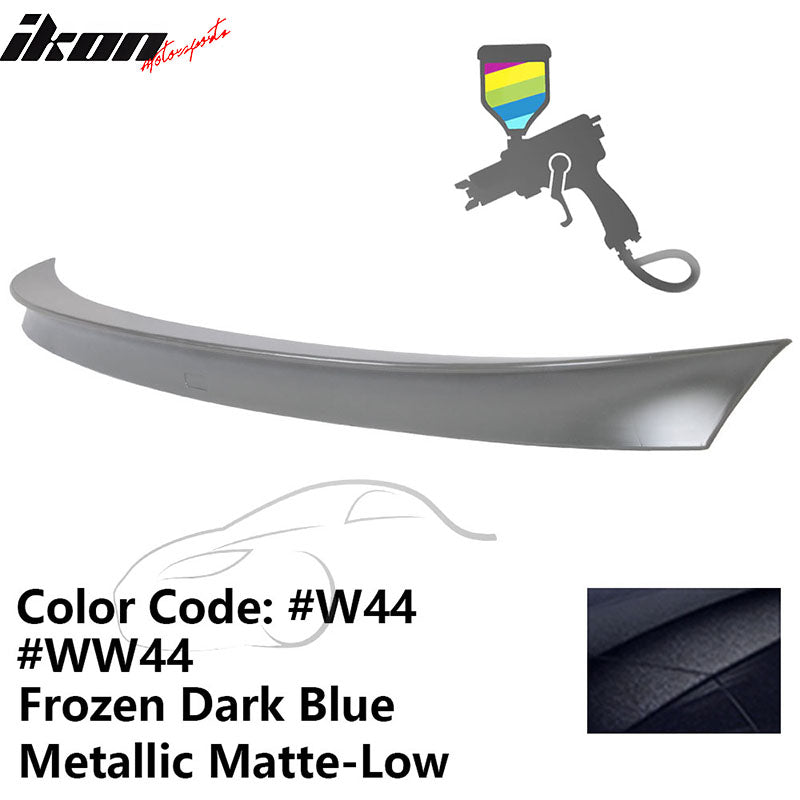 2011 - 2017 BMW F10 5 Series AC Style Carbon Fiber Trunk Spoiler WingW44 Frozen Dark Blue Metallic Matte - Low GlossIkon Motorsports