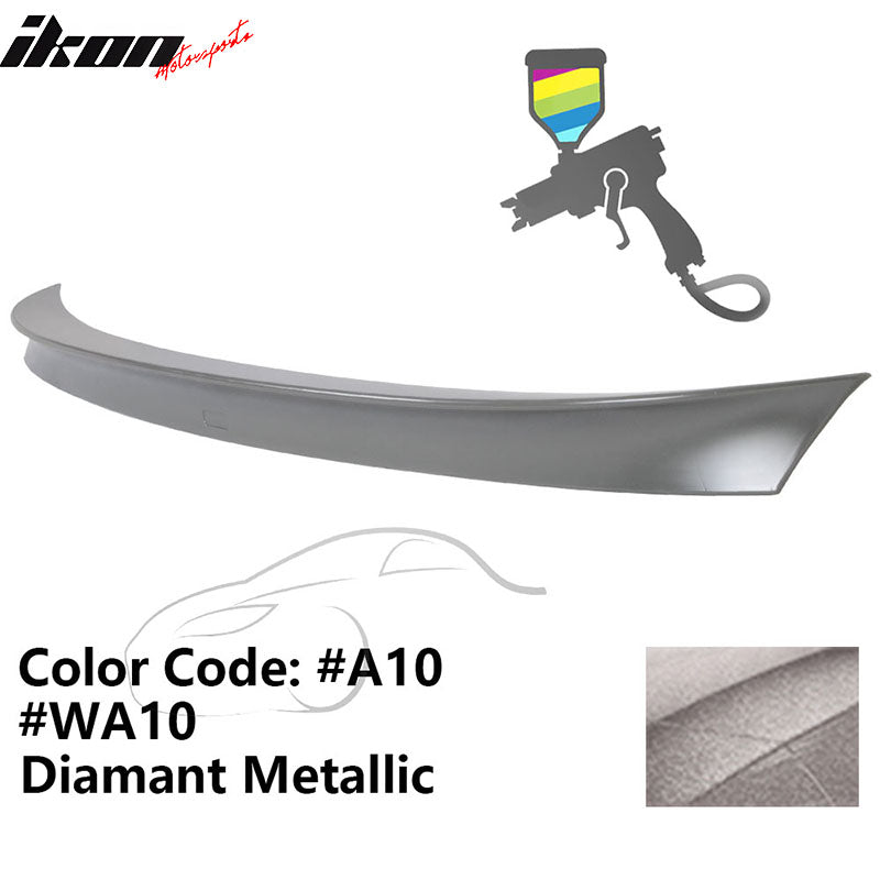 2011 - 2017 BMW F10 5 Series AC Style Carbon Fiber Trunk Spoiler WingPainted A10, WA10 Diamant MetallicIkon Motorsports