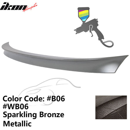 2011 - 2017 BMW F10 5 Series AC Style Carbon Fiber Trunk Spoiler WingPainted B06, WB06 Sparkling Bronze MetallicIkon Motorsports