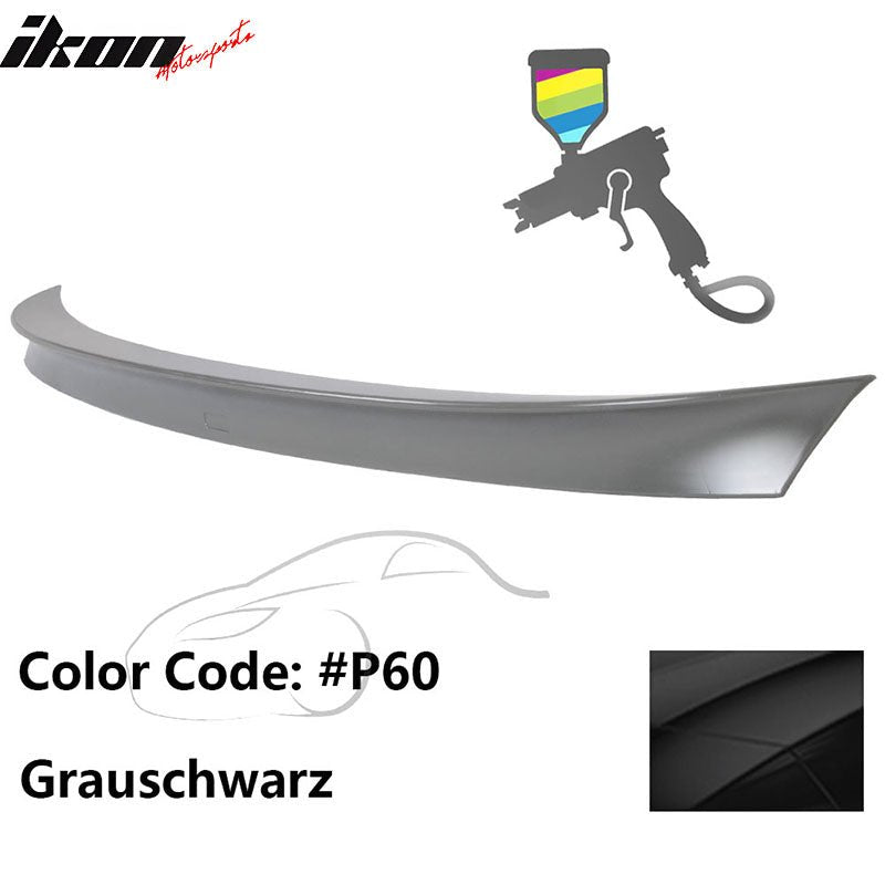 2011 - 2017 BMW F10 5 Series AC Style Carbon Fiber Trunk Spoiler WingPainted P60 GrauschwarzIkon Motorsports