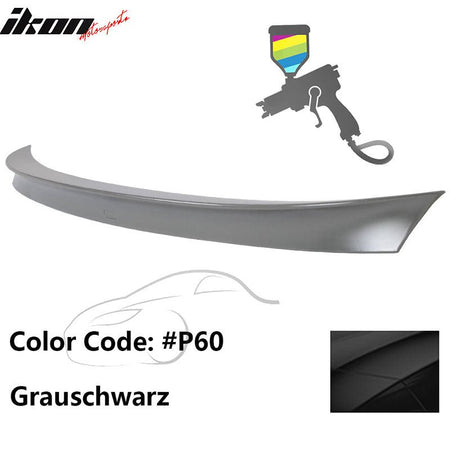 2011 - 2017 BMW F10 5 Series AC Style Carbon Fiber Trunk Spoiler WingPainted P60 GrauschwarzIkon Motorsports