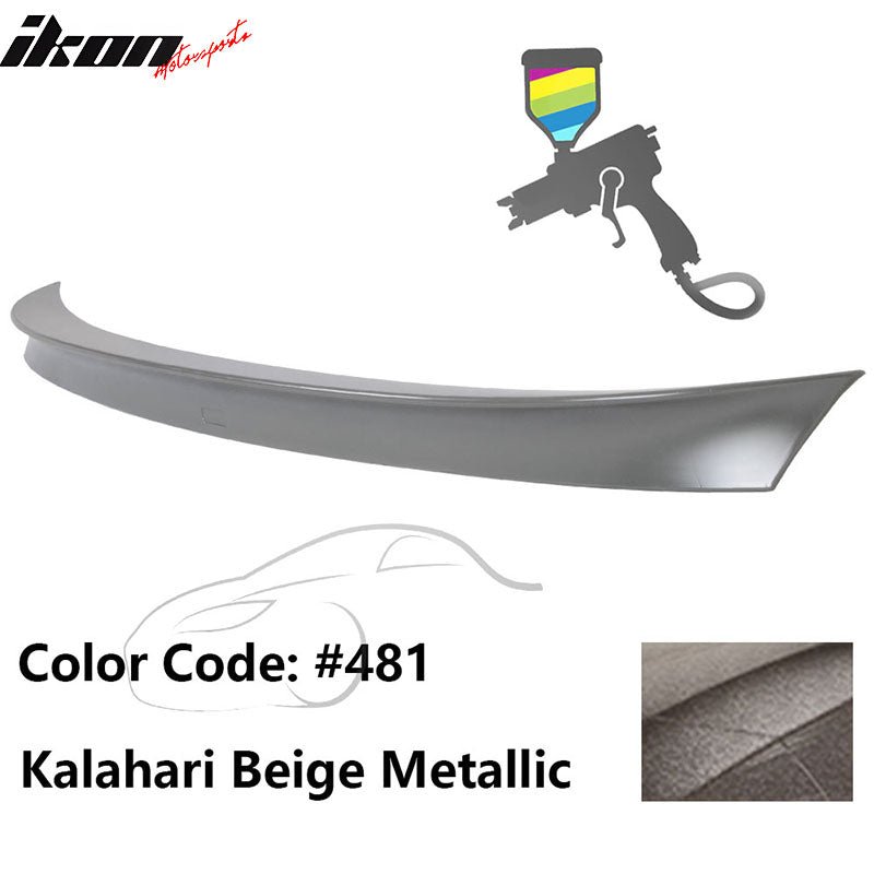 2011 - 2017 BMW F10 5 Series AC Style Carbon Fiber Trunk Spoiler WingPainted 481 Kalahari Beige MetallicIkon Motorsports