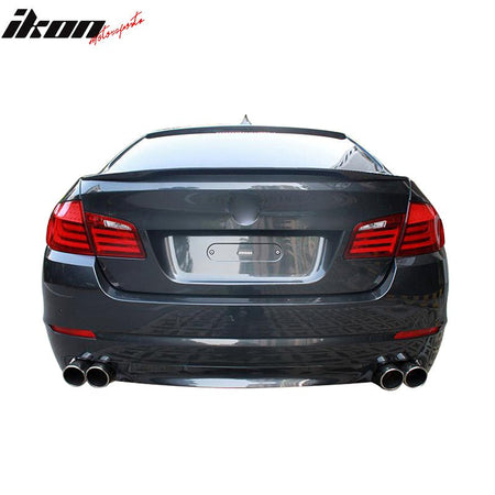 2011 - 2017 BMW F10 5 - Series Sedan 4 - Door Trunk Spoiler ABSPainted N74, 300 Alpine White III/Alpinweiss IIIIkon Motorsports