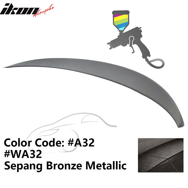 2011 - 2017 BMW F10 5 - Series Sedan 4 - Door Trunk Spoiler ABSPainted A32, WA32 Sepang Bronze MetallicIkon Motorsports