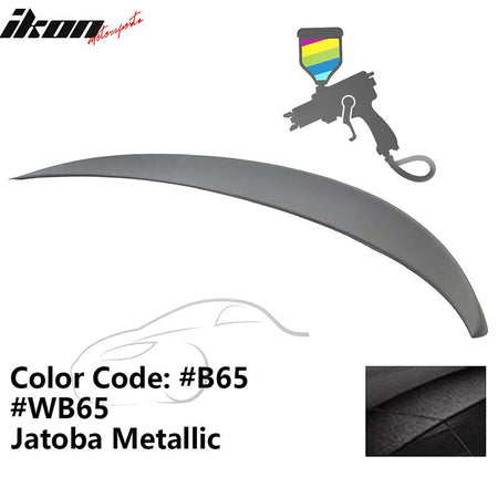 2011 - 2017 BMW F10 5 - Series Sedan 4 - Door Trunk Spoiler ABSPainted B65, WB65 Jatoba MetallicIkon Motorsports