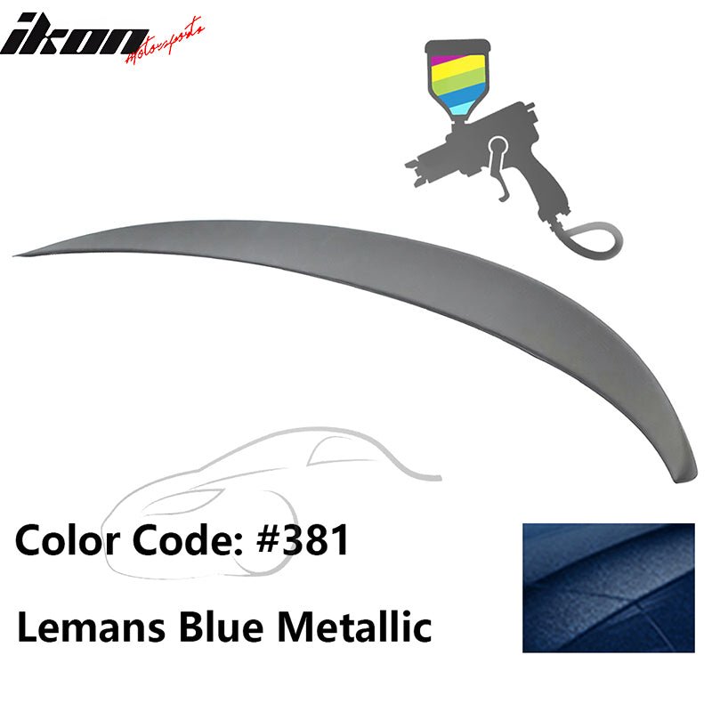 2011 - 2017 BMW F10 5 - Series Sedan 4 - Door Trunk Spoiler ABSPainted 381 Lemans Blue MetallicIkon Motorsports