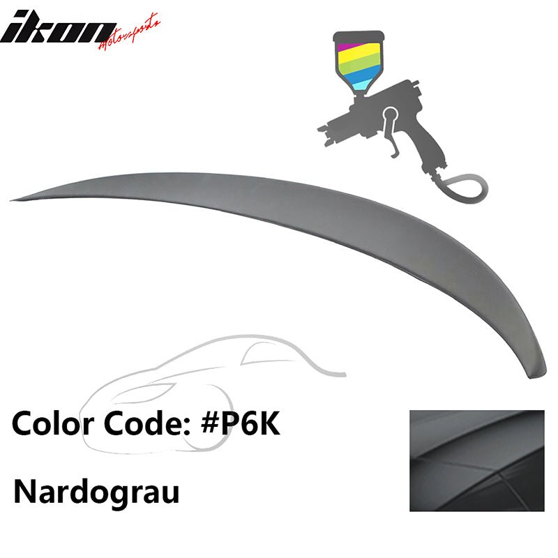 2011 - 2017 BMW F10 5 - Series Sedan 4 - Door Trunk Spoiler ABSPainted P6K NardograuIkon Motorsports