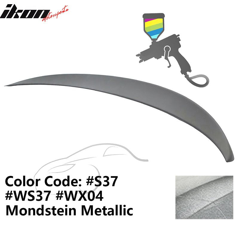 2011 - 2017 BMW F10 5 - Series Sedan 4 - Door Trunk Spoiler ABSPainted S37, WS37, WX04, X04 Mondstein MetallicIkon Motorsports