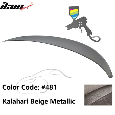 2011 - 2017 BMW F10 5 - Series Sedan 4 - Door Trunk Spoiler ABSPainted 481 Kalahari Beige MetallicIkon Motorsports