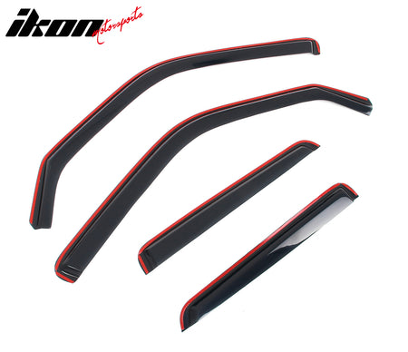 Fits 11-17 Nissan Juke Acrylic Window Visors In Channel Rain Sun Vent Deflectors