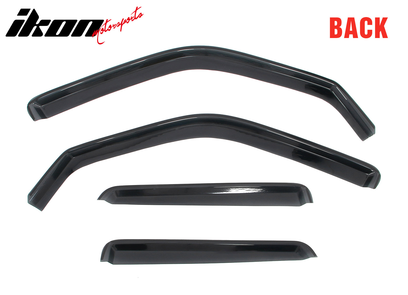 Fits 11-17 Nissan Juke Acrylic Window Visors In Channel Rain Sun Vent Deflectors