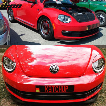 Fits 11-17 Volkswagen Beetle A5 Carbon Fiber Print 2PC Front
