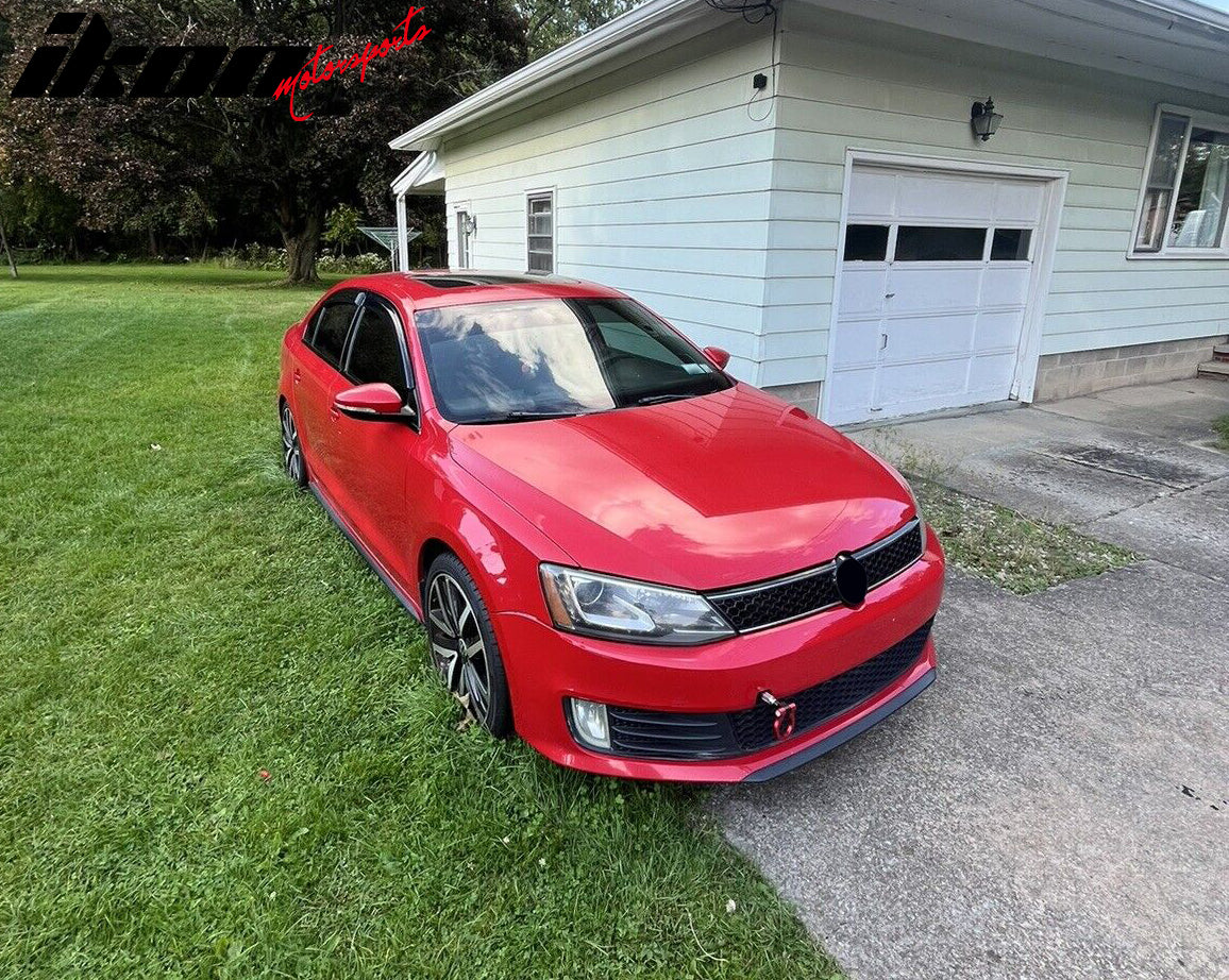 Fits 11-18 Volkswagen Jetta A6 Sedan Tape On 4PCS Window Visors Vent Rain Guard