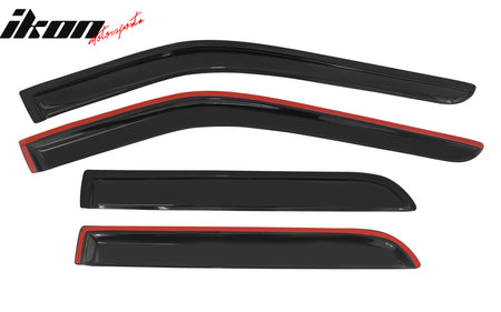 Fits 11-19 Ford Explorer Acrylic Wind Deflectors Rain Guards Window Visors 4Pcs
