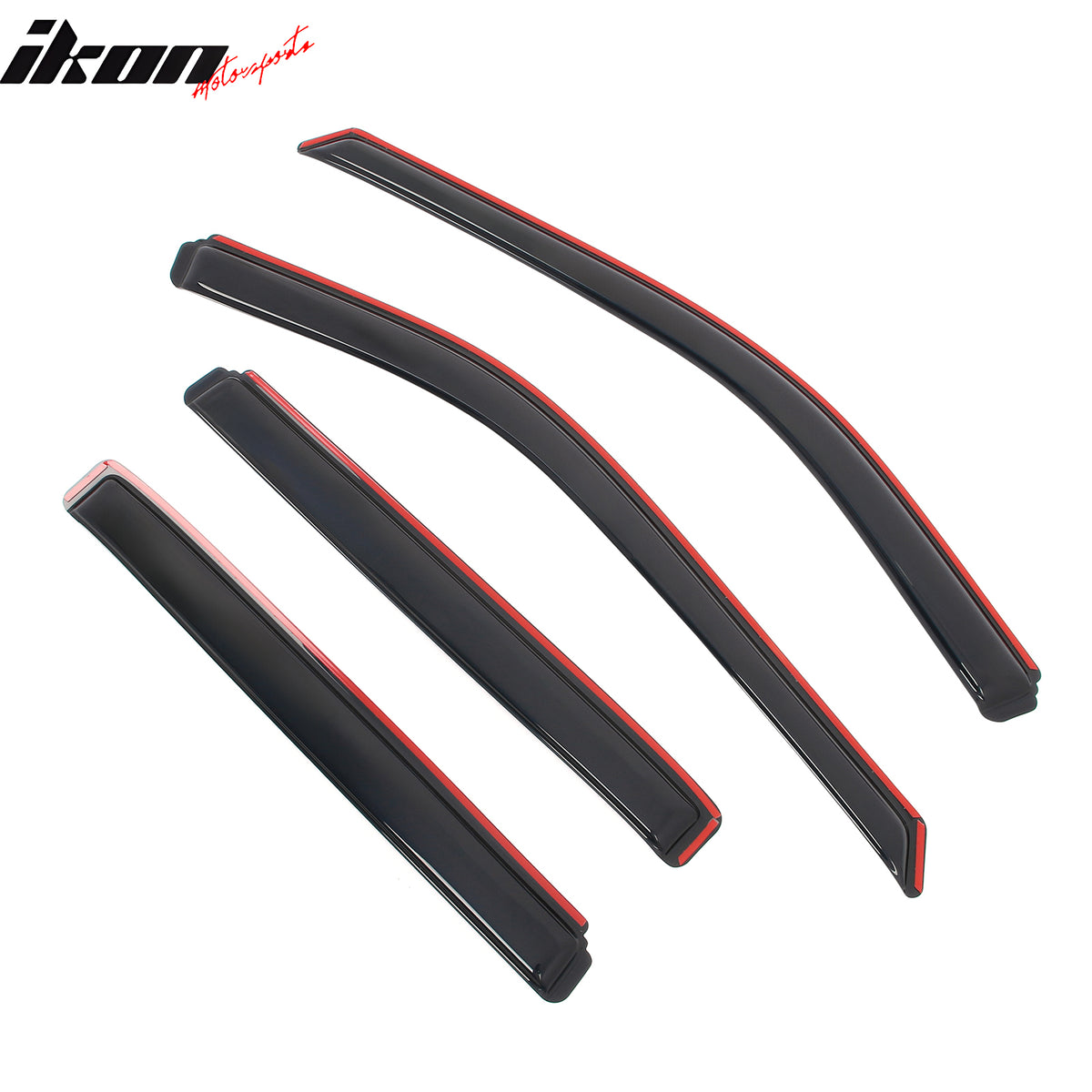 Fits 11-19 Ford Explorer 4PCS In-channel Window Visors Side Rain Sun Vent Shade