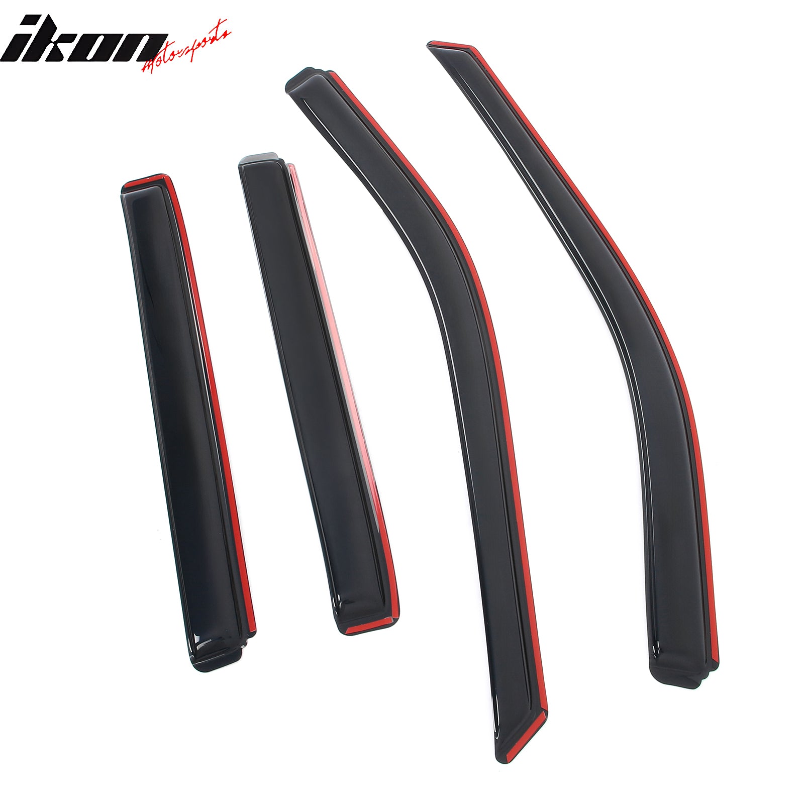 Fits 11-19 Ford Explorer 4PCS In-channel Window Visors Side Rain Sun Vent Shade