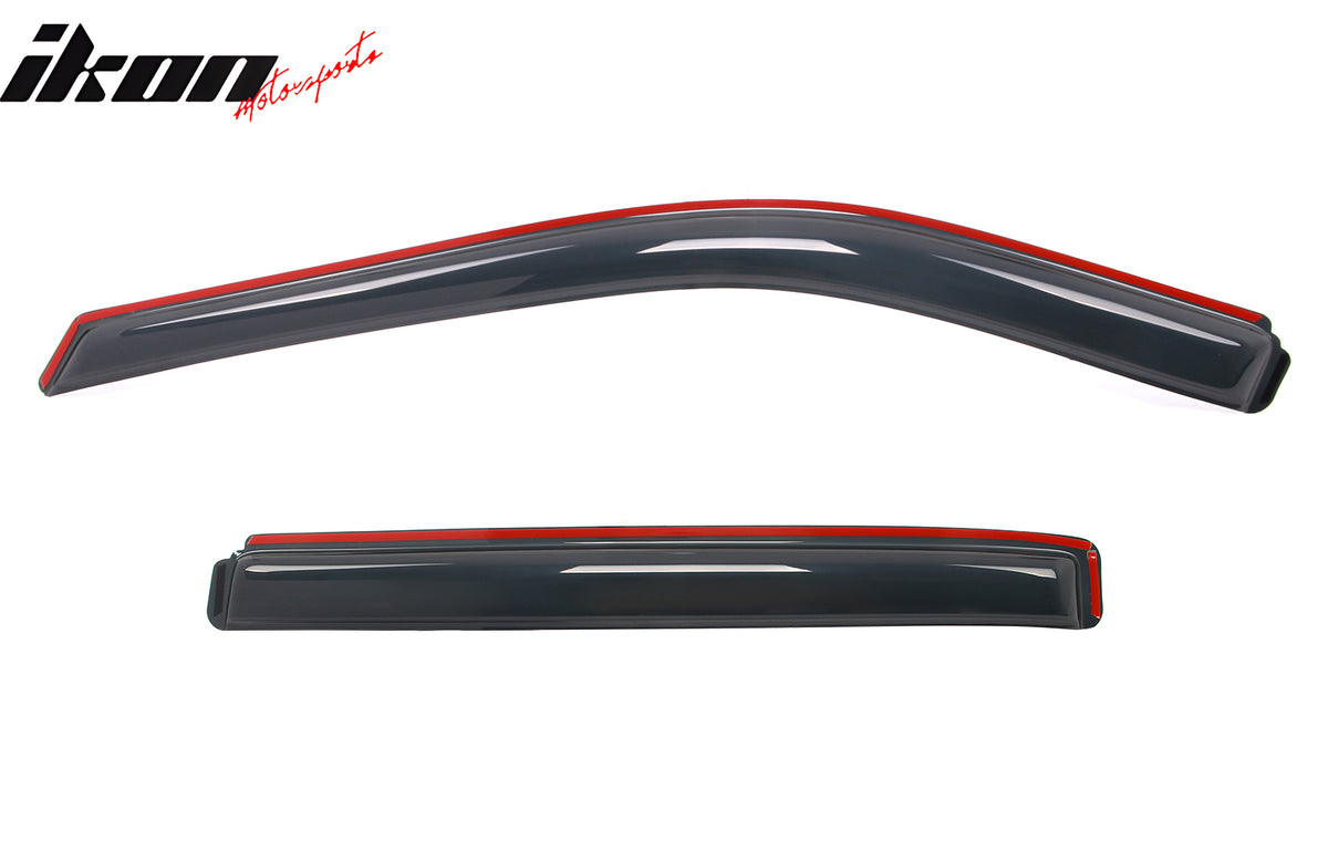 Fits 11-19 Ford Explorer 4PCS In-channel Window Visors Side Rain Sun Vent Shade