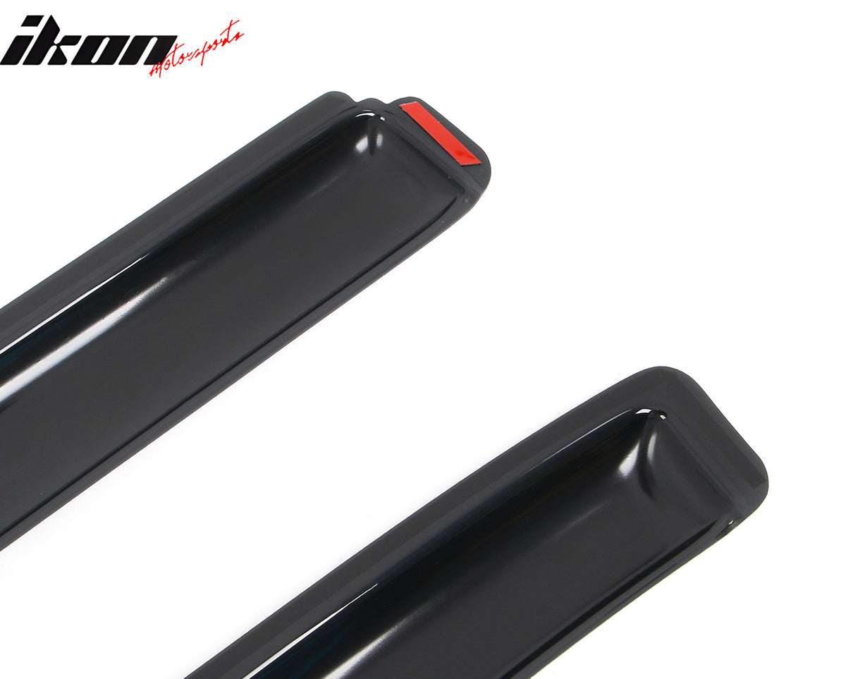 Fits 11-19 Ford Explorer 4PCS In-channel Window Visors Side Rain Sun Vent Shade