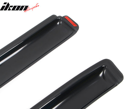 Fits 11-19 Ford Explorer 4PCS In-channel Window Visors Side Rain Sun Vent Shade