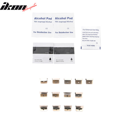 Fits 11-19 Ford Explorer 4PCS In-channel Window Visors Side Rain Sun Vent Shade