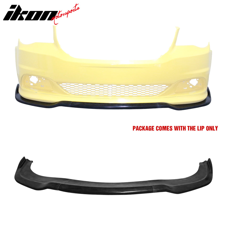 2011-2020 Dodge Grand Caravan IKON Style 3PCS Front Bumper Lip Chin PU