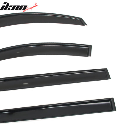 Fits 11-20 Toyota Sienna In-Channel Window Visors Acrylic Rain Shade Windshield