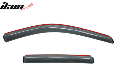 Fits 11-21 Jeep Grand Cherokee & 2022 Grand Cherokee WK In Channel Window Visors