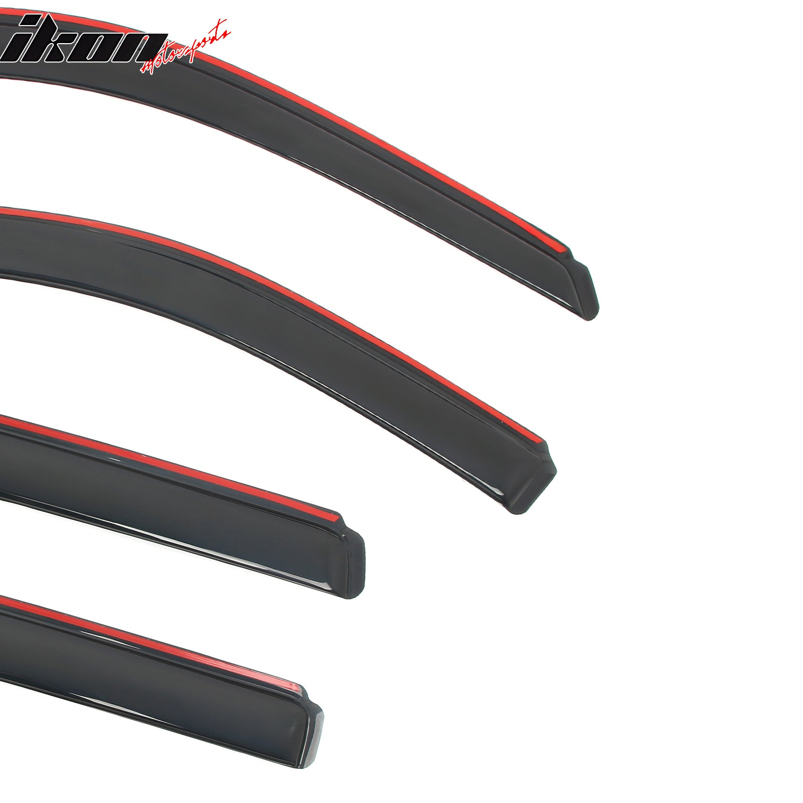 Fits 11-21 Jeep Grand Cherokee & 2022 Grand Cherokee WK In Channel Window Visors