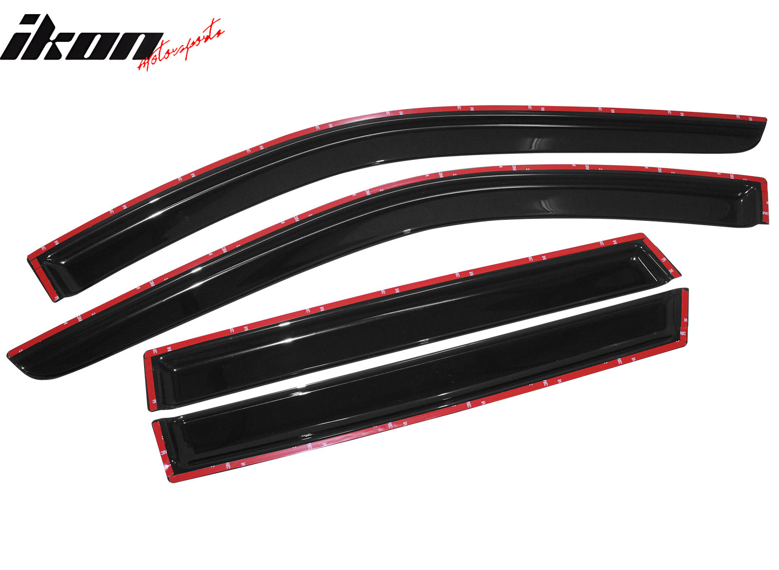 Fits 11-21 Jeep Grand Cherokee WK2 Acrylic 4PCS Window Visors Vent