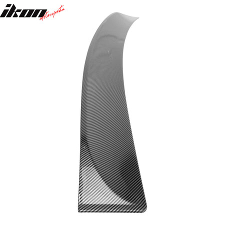 IKON MOTORSPORTS, Rear Window Roof Spoiler Compatible with 2011-2023 Chrysler 300, ABS Plastic Top Roofline Windshield Visor Spoiler Wing