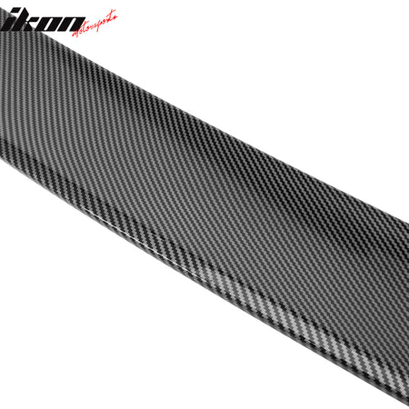 IKON MOTORSPORTS, Rear Window Roof Spoiler Compatible with 2011-2023 Chrysler 300, ABS Plastic Top Roofline Windshield Visor Spoiler Wing