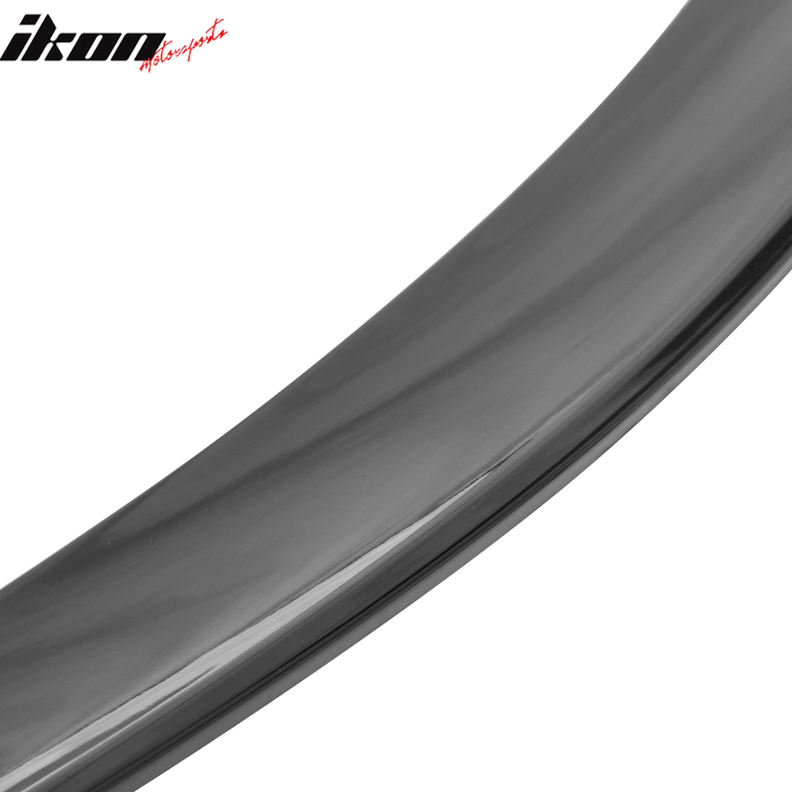 IKON MOTORSPORTS, Rear Window Roof Spoiler Compatible with 2011-2023 Chrysler 300, ABS Plastic Top Roofline Windshield Visor Spoiler Wing