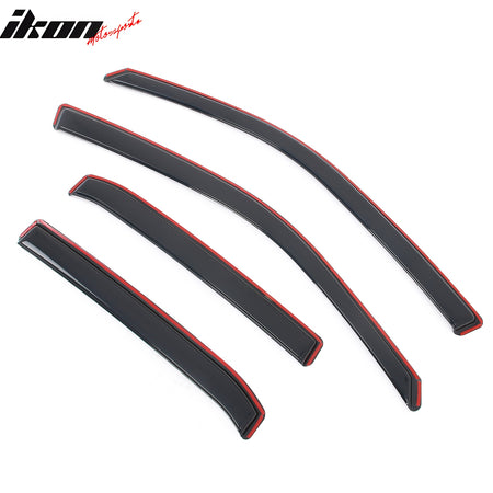 Fits 11-23 Chrysler 300 Window Visors Acrylic In-Channel Rain Wind Shade 4PC Set