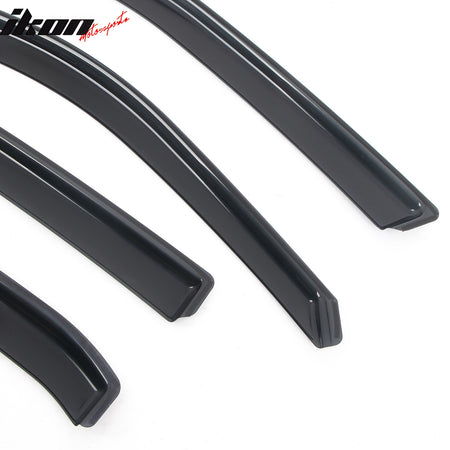 Fits 11-23 Chrysler 300 Window Visors Acrylic In-Channel Rain Wind Shade 4PC Set