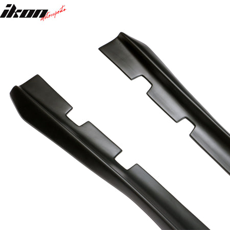 Fits 11-23 Dodge Charger Side Skirts Extension Matte Black Pair PP Rocker Panel