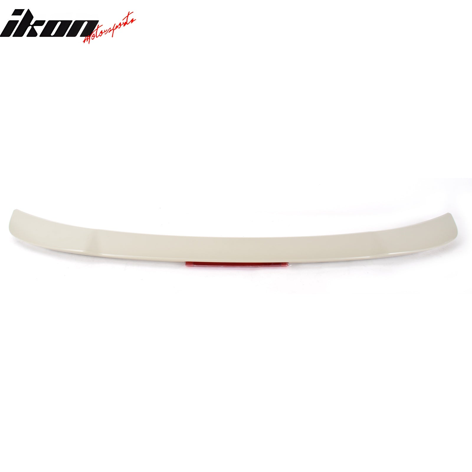 IKON MOTORSPORTS, Trunk Spoiler Compatible with 2011-2023 Dodge Charger, Unpainted Beige ABS Plastic Rear Trunk Lid Spoiler Wing Lip