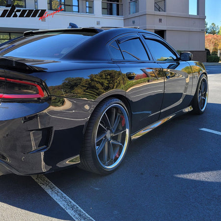 Fits 11-23 Dodge Charger Window Visors Acrylic In-Channel Rain Wind Shade 4PCS