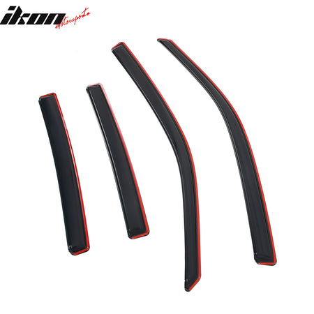 Fits 11-23 Dodge Charger Window Visors Acrylic In-Channel Rain Wind Shade 4PCS
