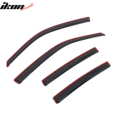 Fits 11-23 Dodge Charger Window Visors Acrylic In-Channel Rain Wind Shade 4PCS