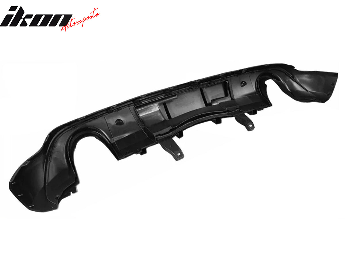 Fits 11-25 Dodge Durango Rear Bumper Lip Diffuser Gloss Black V2 Valance Canard