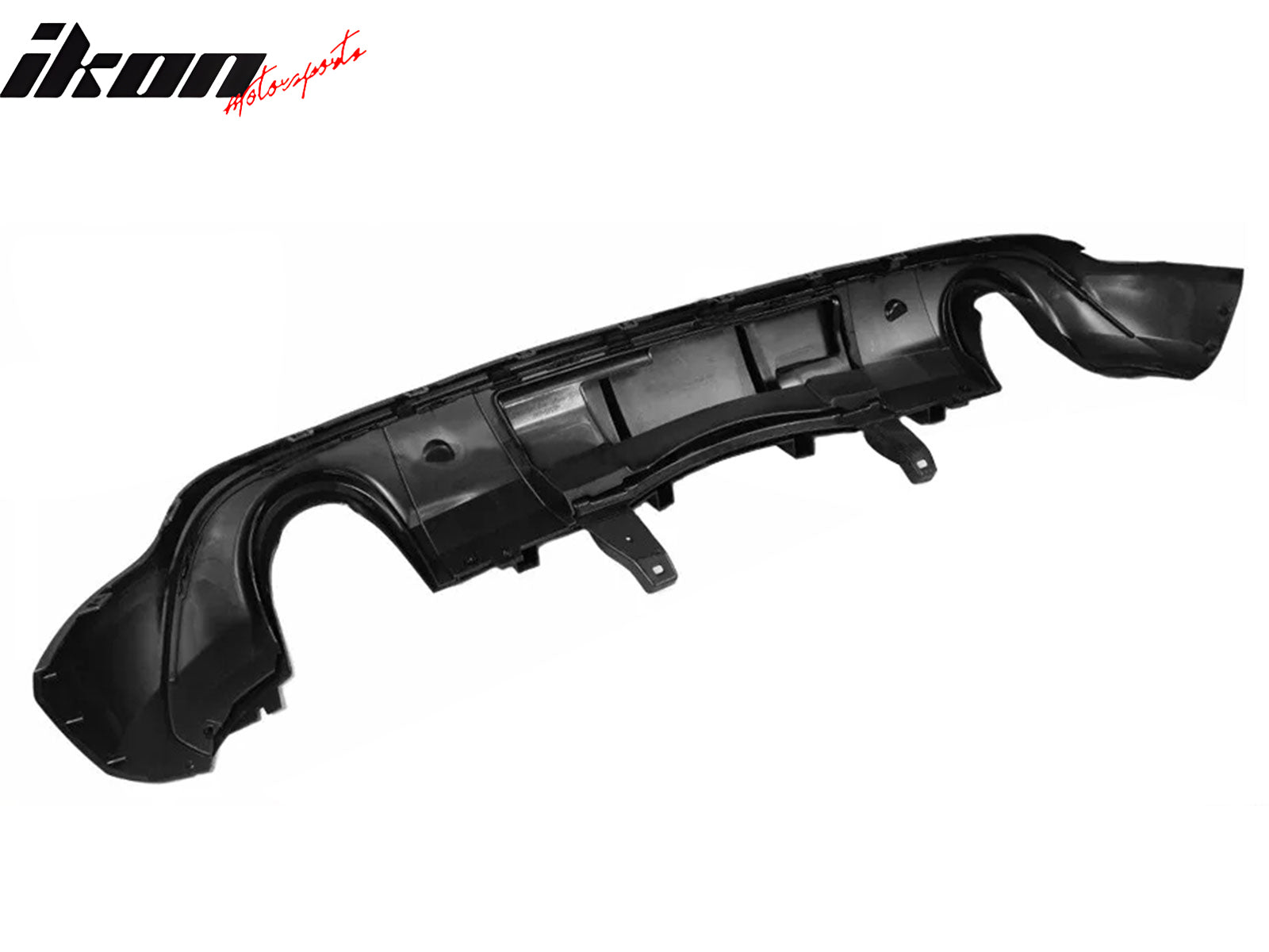 Fits 11-25 Dodge Durango Rear Bumper Lip Diffuser Gloss Black V2 Valance Canard