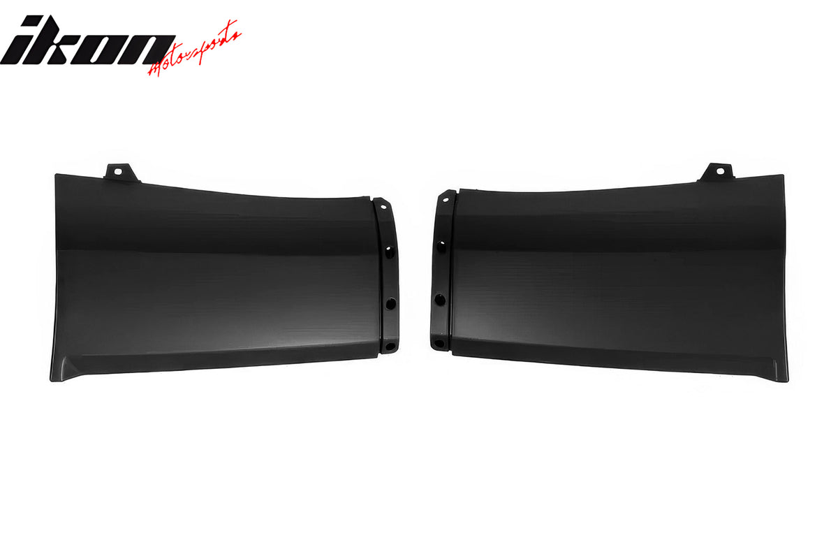 Fits 11-25 Dodge Durango Rear Bumper Lip Diffuser Matte Black V2 Valance Canard