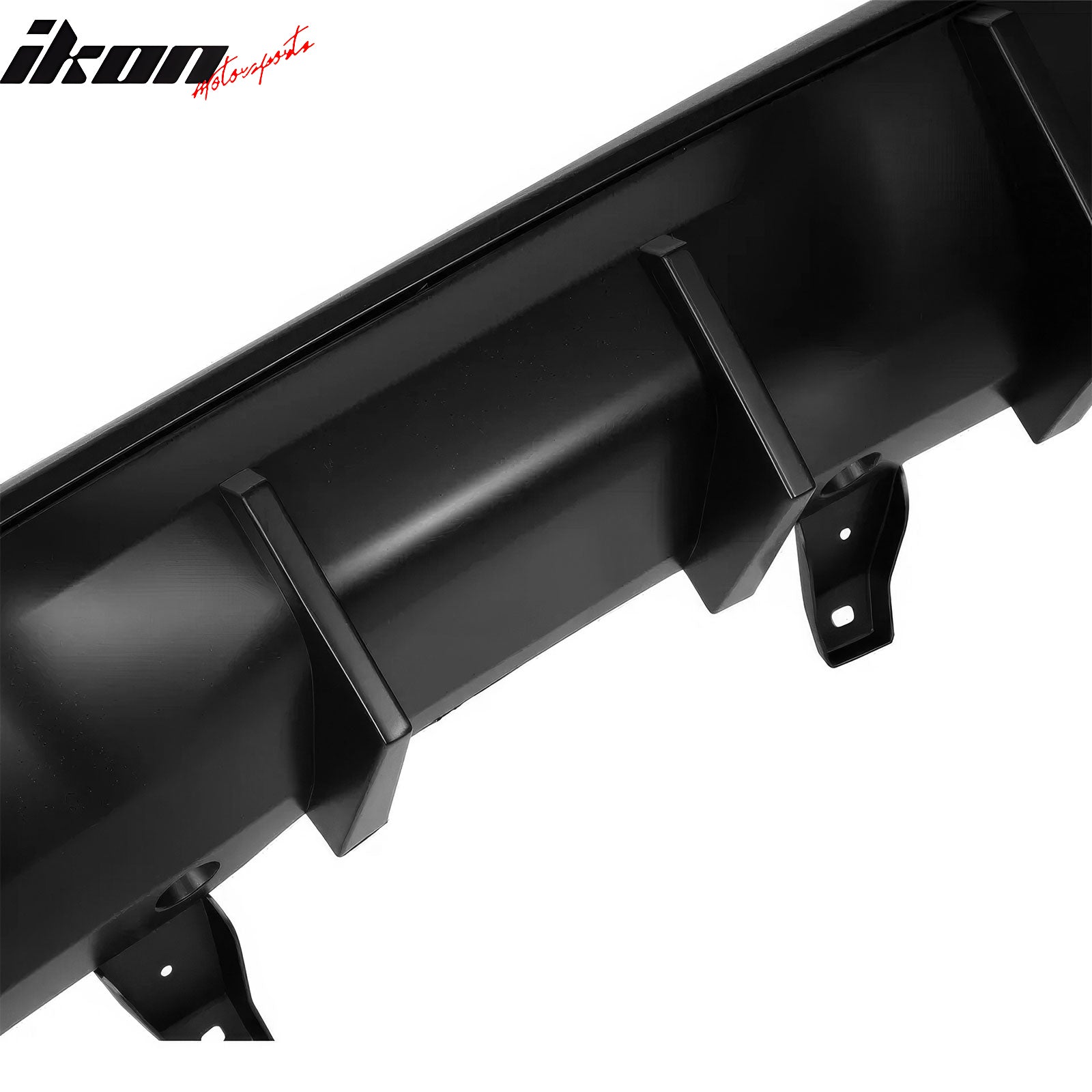 Fits 11-25 Dodge Durango Rear Bumper Lip Diffuser Matte Black V2 Valance Canard