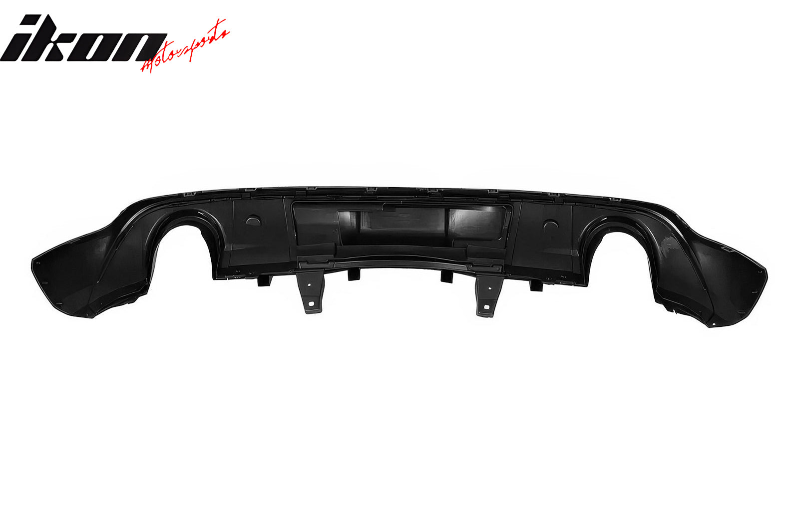 Fits 11-25 Dodge Durango Rear Bumper Lip Diffuser Matte Black V2 Valance Canard