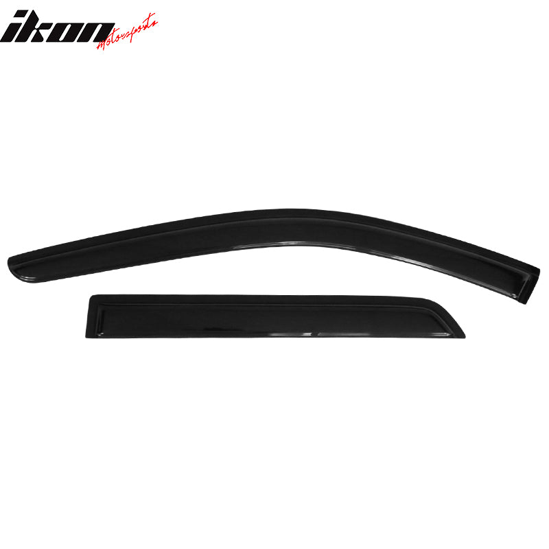 Fits 11-25 Dodge Durango Window Visors Acrylic Sun Shade Rain Guard 4Pc Set