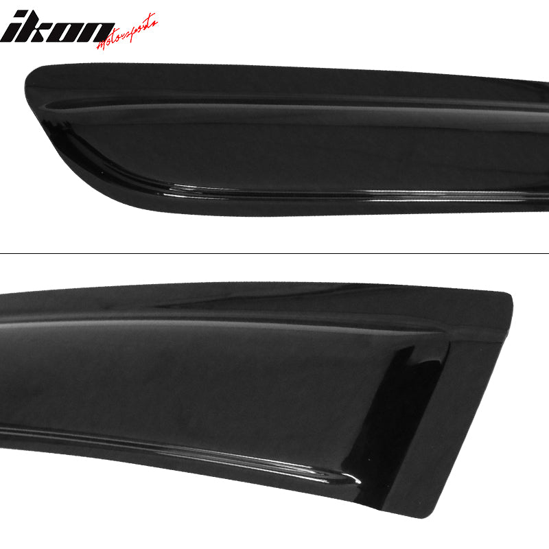Fits 11-25 Dodge Durango Window Visors Acrylic Sun Shade Rain Guard 4Pc Set