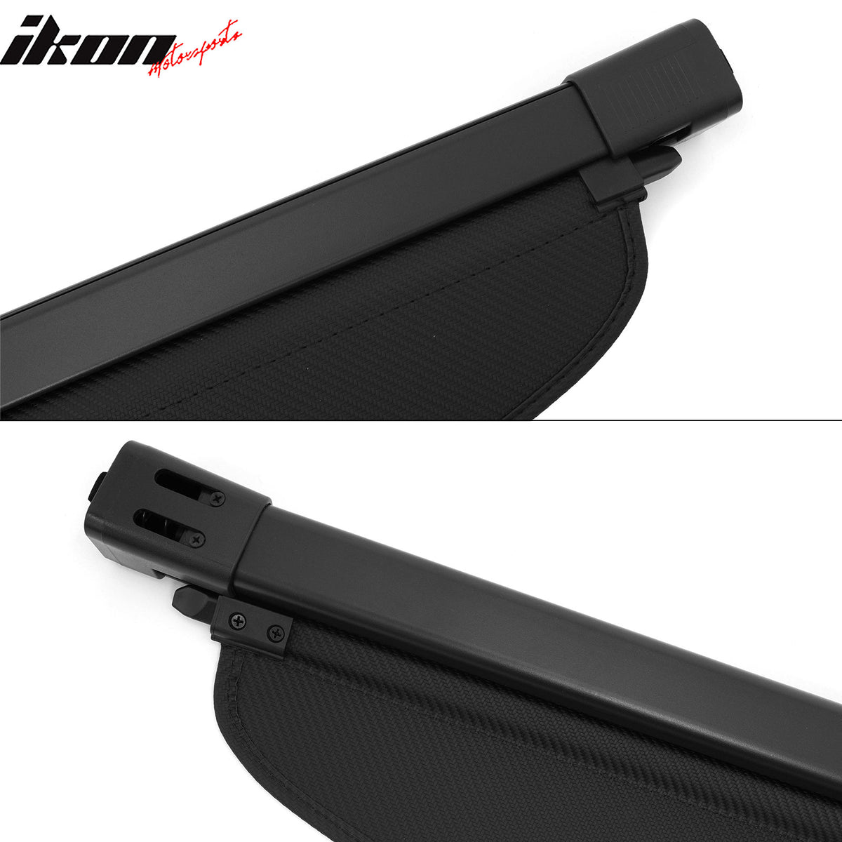 Fits 11-25 Dodge Durango Retractable Cargo Cover W/3rd Row Carbon Fiber Texture