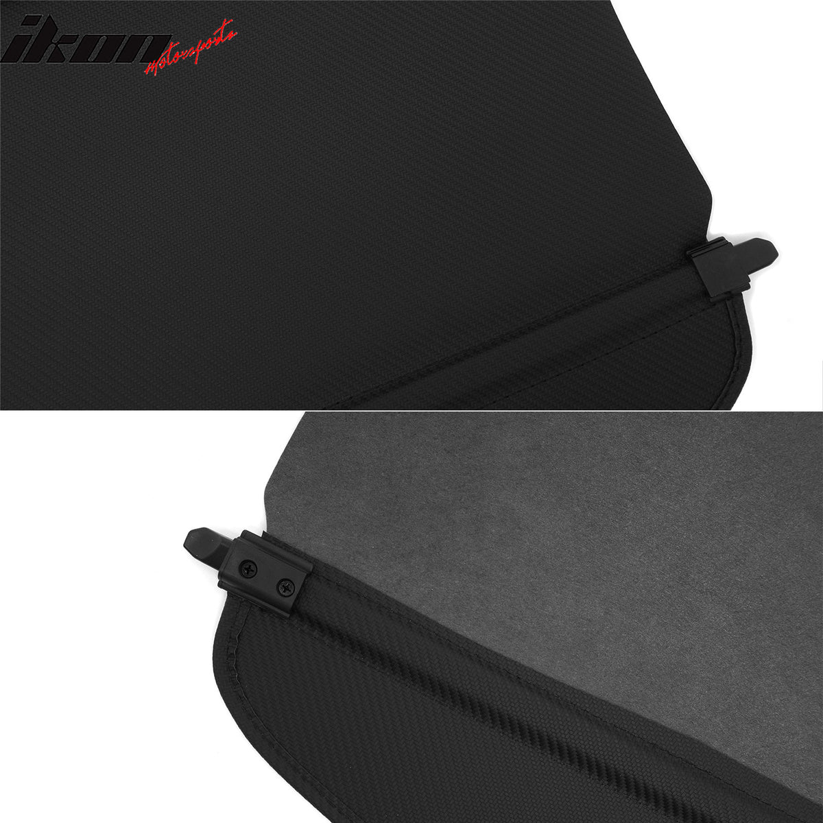 Fits 11-25 Dodge Durango Retractable Cargo Cover W/3rd Row Carbon Fiber Texture